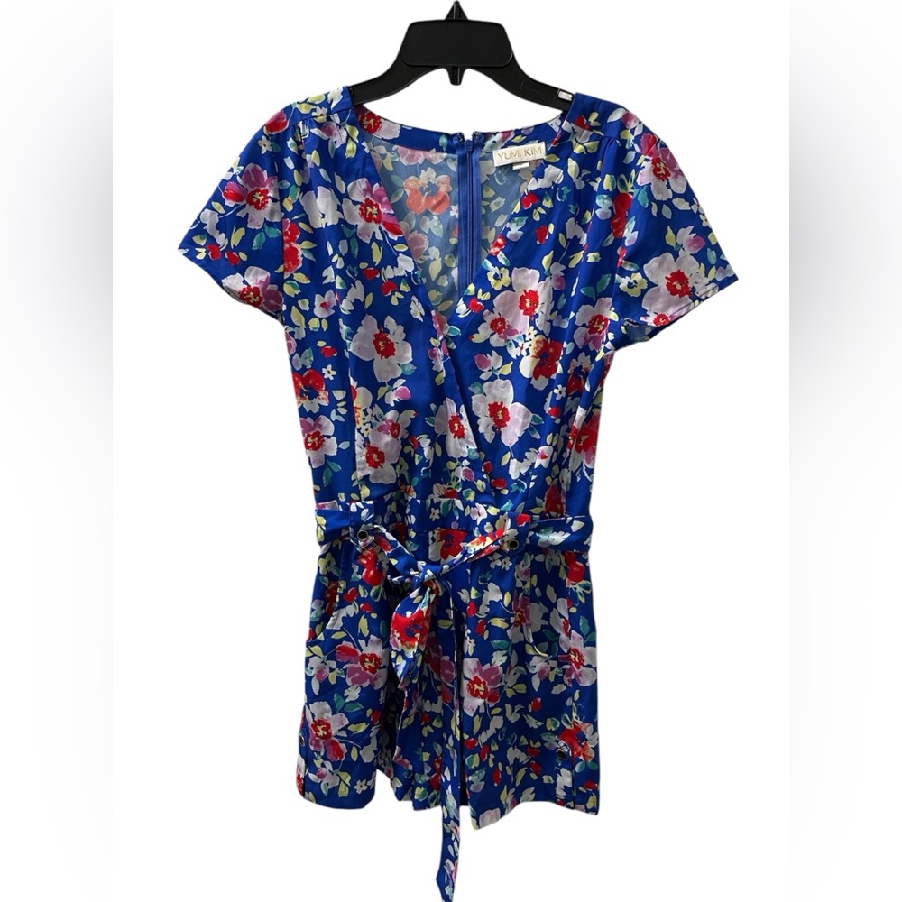 Yumi Kim Blue Paradise Floral Romper